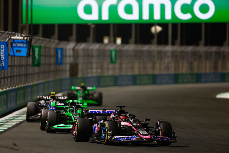 Esteban Ocon in Jeddah