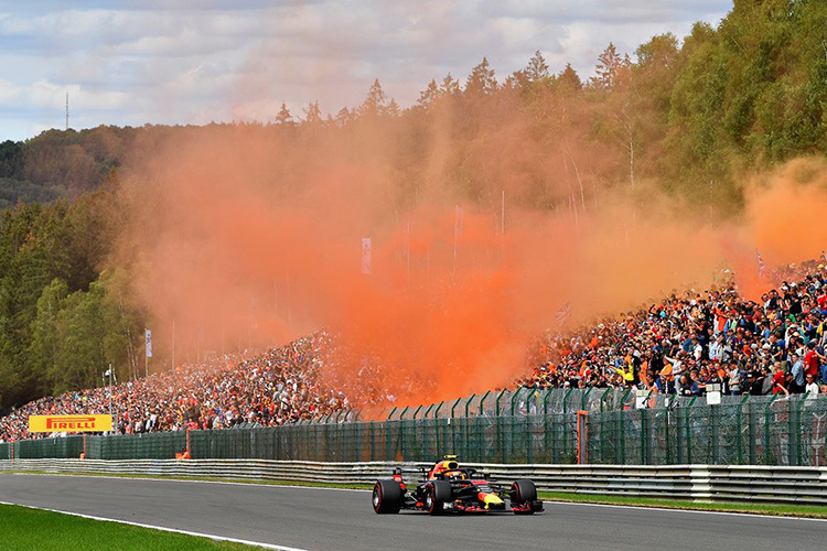 Max Verstappen vor seinen Fans