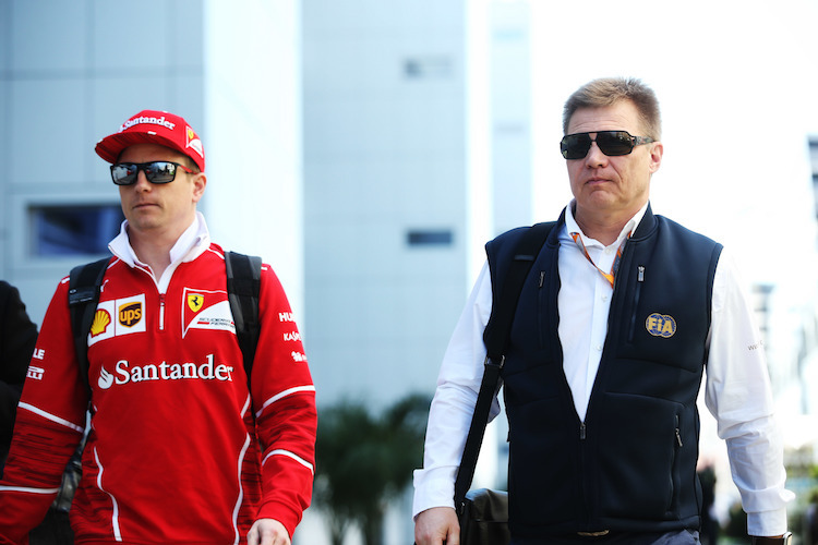 Kimi Räikkönen und Mika Salo in Sotschi 2017