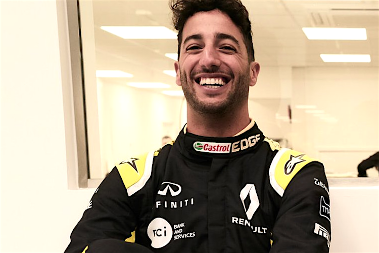 Daniel Ricciardo in seinem neuen Overall