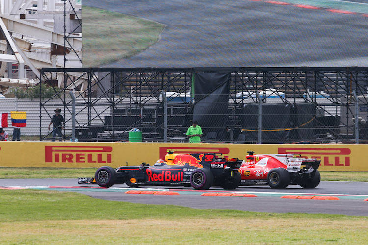 Verstappen gegen Vettel
