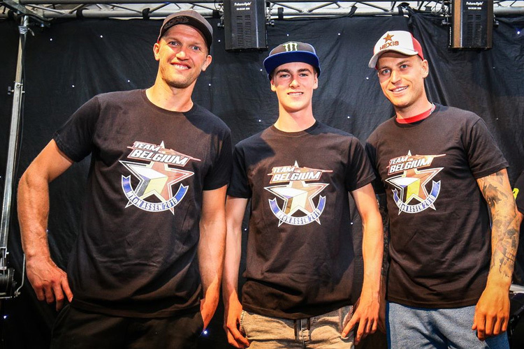 Kevin Strijbos (OPEN), Jago Geerts (MX2) und Jeremy van Horebeek (MXGP) wurden für die belgische Nationalmannschaft nominiert