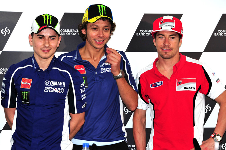 Lorenzo, Rossi & Hayden