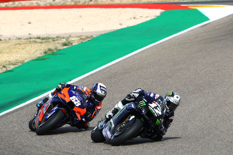 Maverick Viñales: Platz 6 verlor er noch an Miguel Oliveira