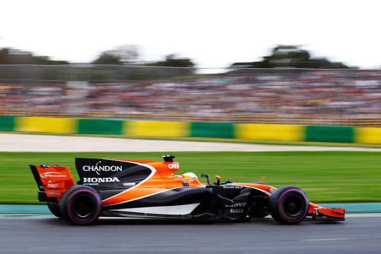 Fernando Alonso im McLaren-Honda