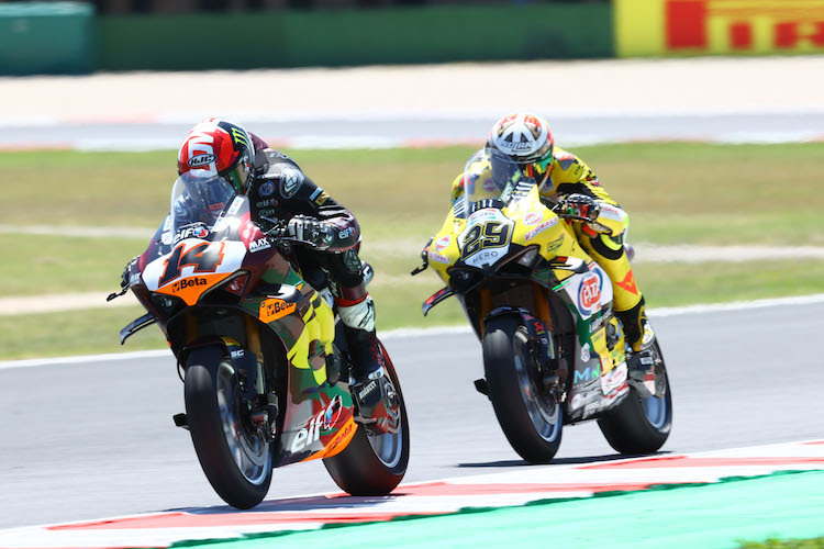 Sam Lowes und Andrea Iannone