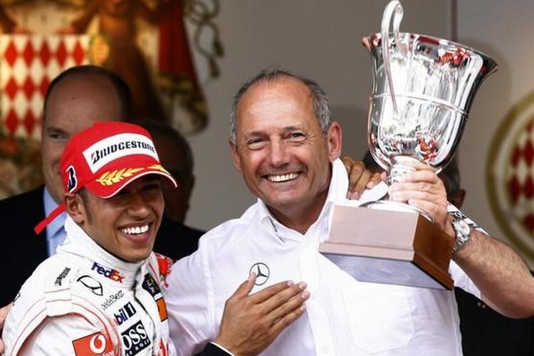 Lewis Hamilton und Ron Dennis 2008