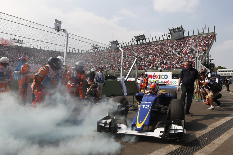 Felipe Nasr in Mexiko: Aus wegen Bremsproblemen
