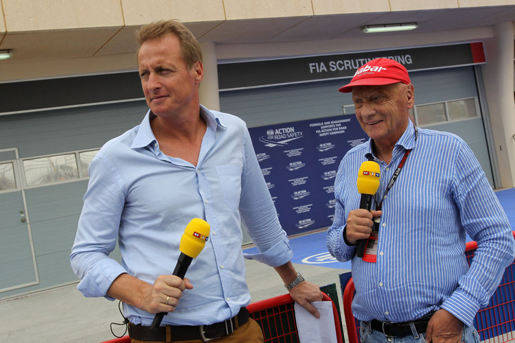 5,42 Millionen TV-Zuschauer sahen Florian König und Niki Lauda beim letzten Grand Prix der Saison 2013 bei der Arbeit zu