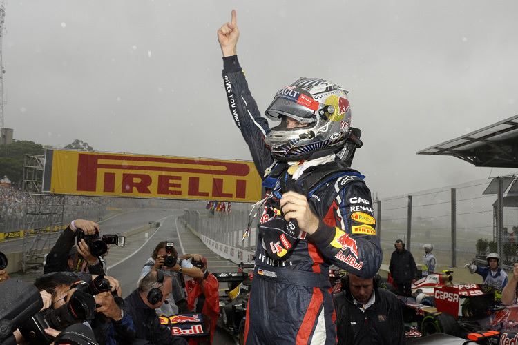 Geschafft: Sebastian Vettel ist dreifacher Weltmeister! 