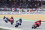 Marc vor Alex Marquez, Pecco Bagnaia und Fermin Aldeguer