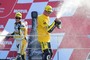Beim Valencia-GP 2015 durfte Alex Rins als Rookie über den Vizetitel jubeln