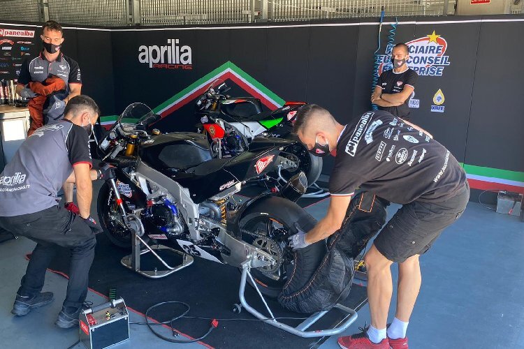 In Jerez werden wir wieder eine Aprilia in der Superbike-WM sehen