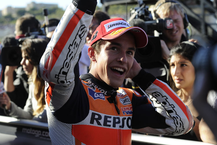 Ein strahlender Champion: Marc Marquez