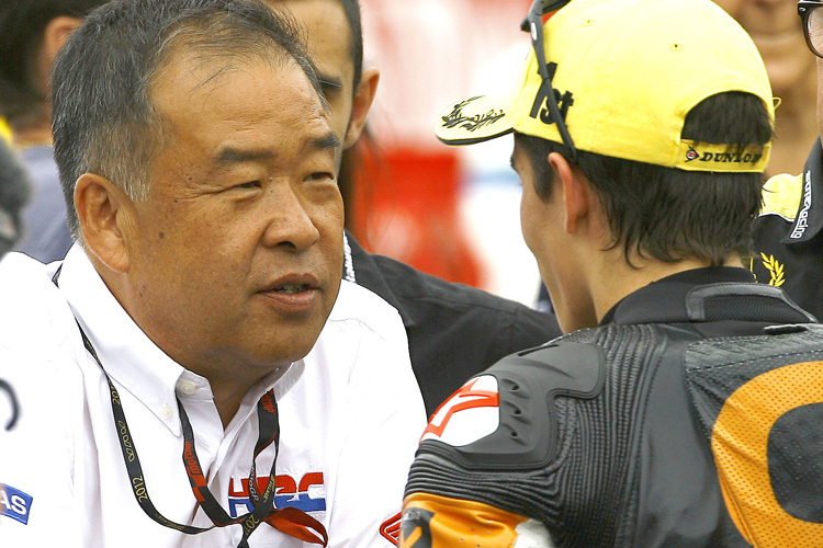 Shuhei Nakamoto mit Marc Márquez