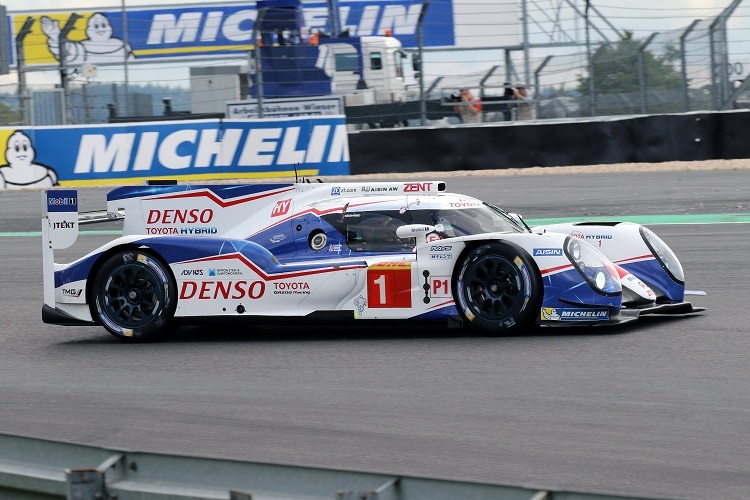 Dieses Jahr noch als Weltmeister mit der Startnummer 1 unterwegs: Der Toyota TS040 Hybrid in der FIA WEC