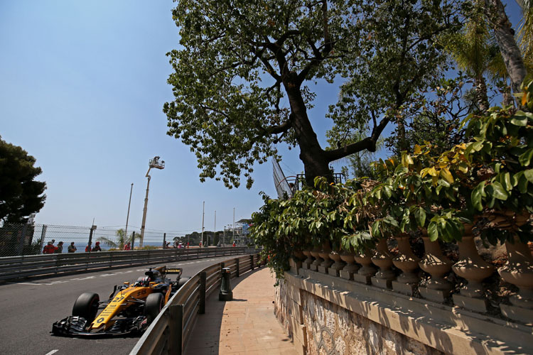 Nico Hülkenberg war in Monaco auf Punktekurs, als ein Getriebeschaden für das verfrühte Aus sorgte  