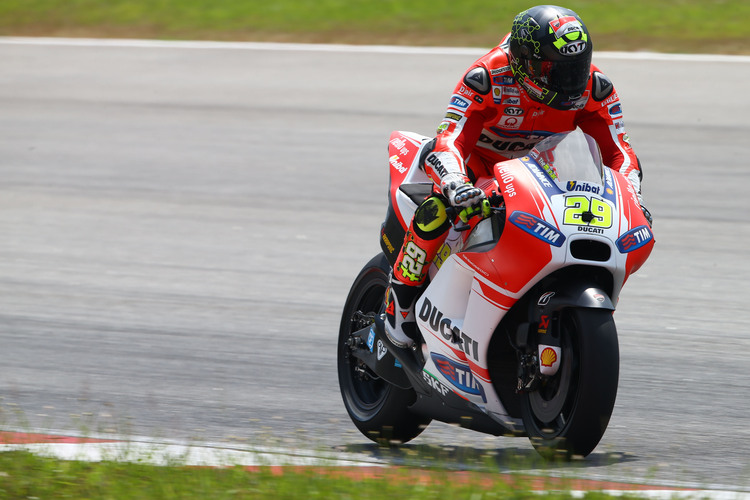 Andrea Iannone auf der Ducati GP15