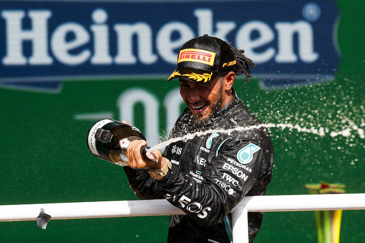 Lewis Hamilton in Brasilien