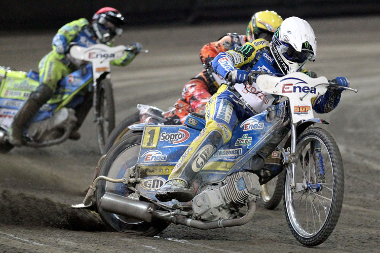 Tomasz Gollob (vorne) reicht viel Training