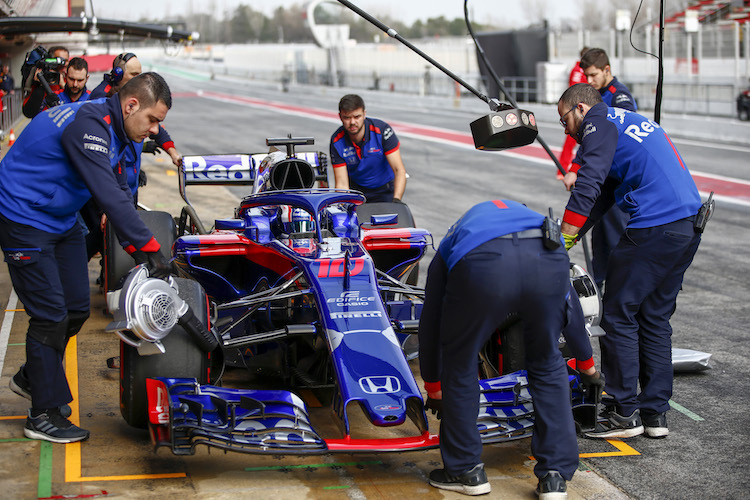 Zuverlässig: Pierre Gasly und Toro Rosso