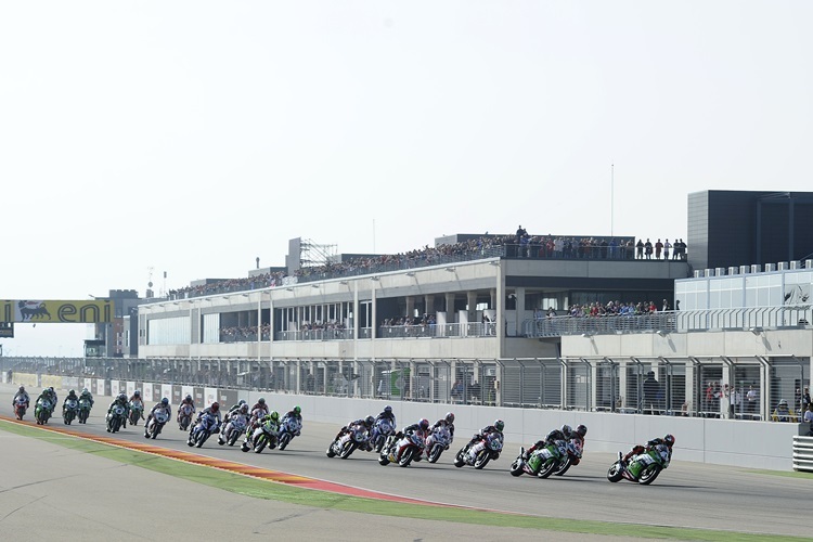 Start frei für den Europa-Auftakt der Superbike-WM - Motorland Aragon 2014