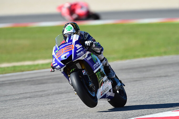 Jorge Lorenzo auf der Yamaha M1