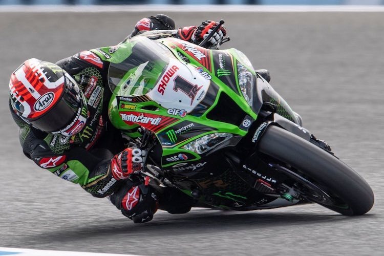 Jonathan Rea beim letzten Test vor dem Saisonstart 2020