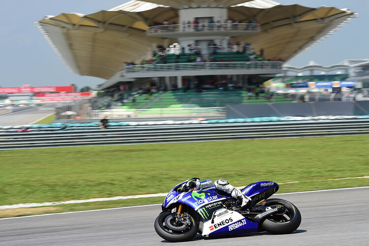Jorge Lorenzo heute beim Malaysia-GP auf der Yamaha