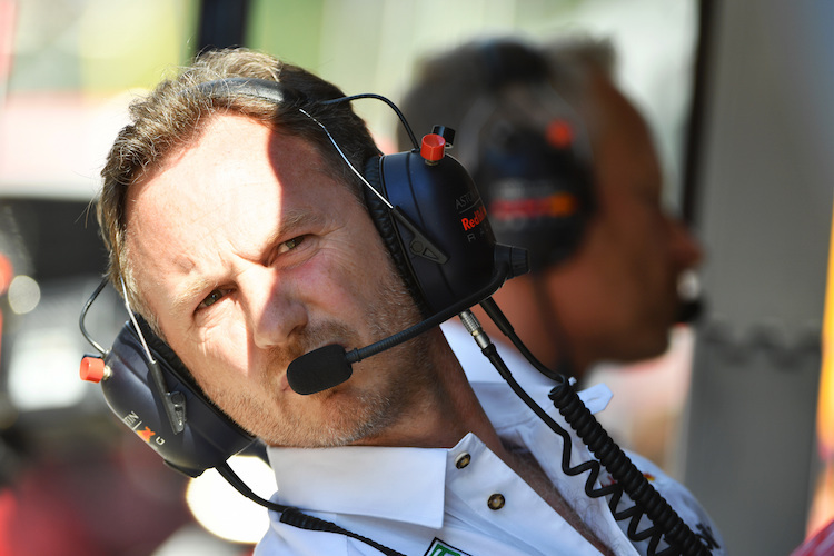 Teamchef Christian Horner gab gleich nach dem Trainingsende Entwarnung