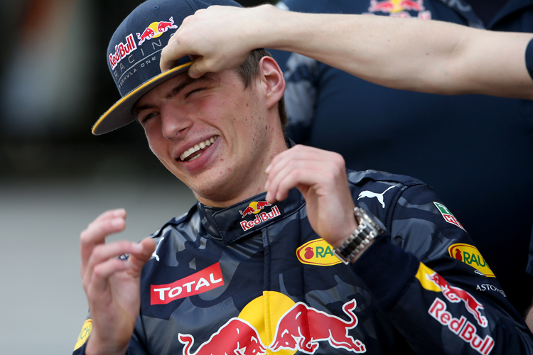 Zur rechten Zeit am rechten Ort: Max Verstappen