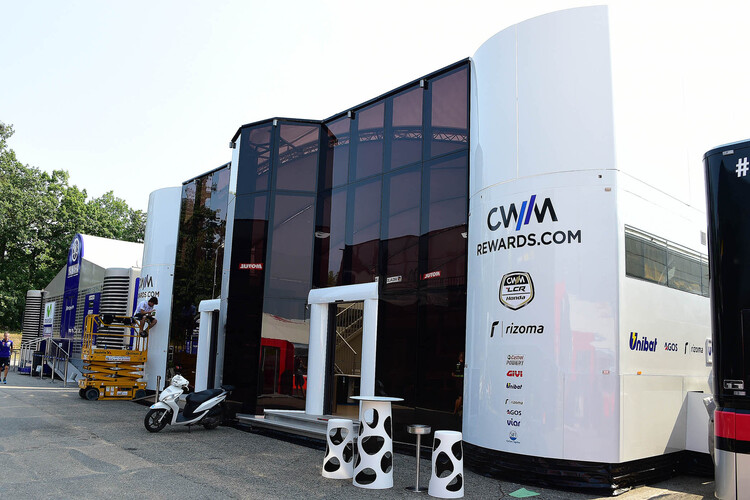 Brünn-GP 2015: Auf der Hospitality war dort noch dezent das CWM-Logo zu sehen