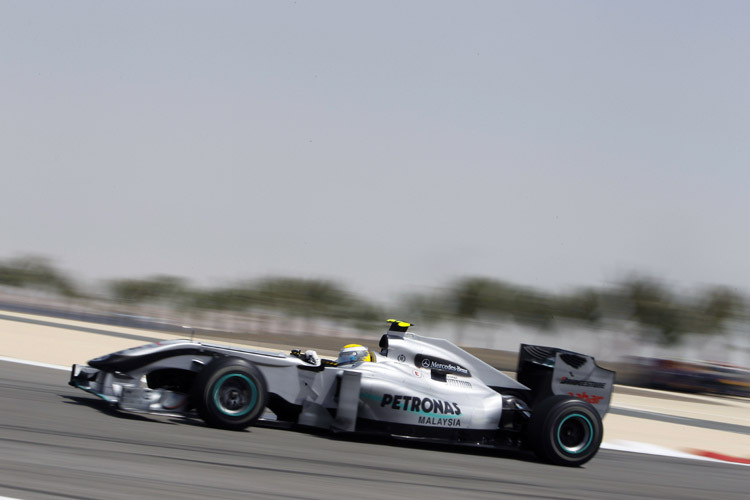 Schnellster am Nachmittag: Nico Rosberg im Mercedes