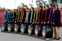 Qual der Wahl: Die Formel-1-Teams müssen sich in Baku zwischen den mittelharten (weiss), den weichen (gelb) und superweichen Reifen (rot) entscheiden