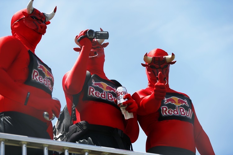 Die Fans von Red Bull Racing beweisen Einfallsreichtum
