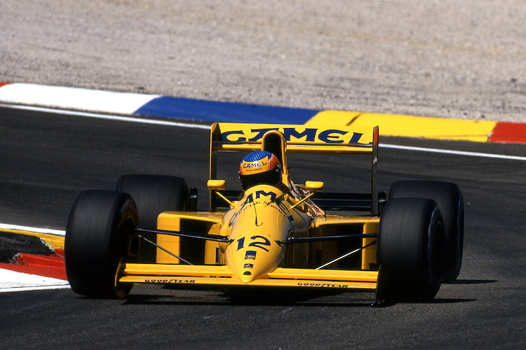 Donnelly mit seinem Lotus in Le Castellet 1990