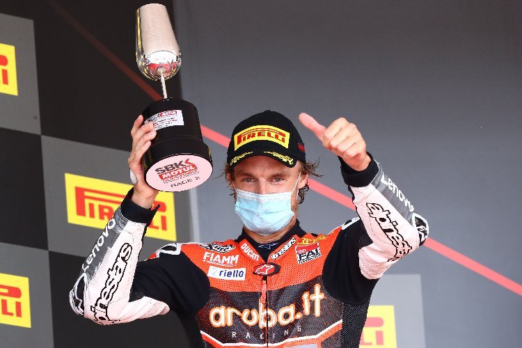 Chaz Davies holte in Jerez, Lauf 2 sein erstes Podium 2020