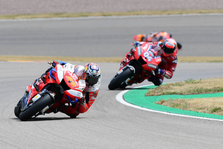 Jack Milller war auf dem Sachsenring nah an den Werksducati dran