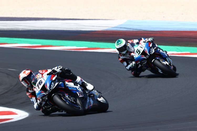 Loris Baz und Eugene Laverty