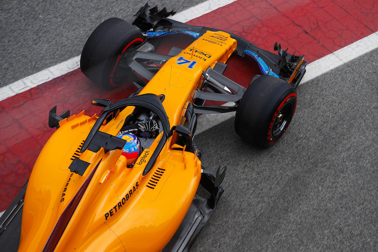 Fernando Alonso im neuen McLaren