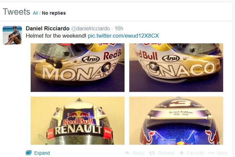 Daniel Ricciardos Helm