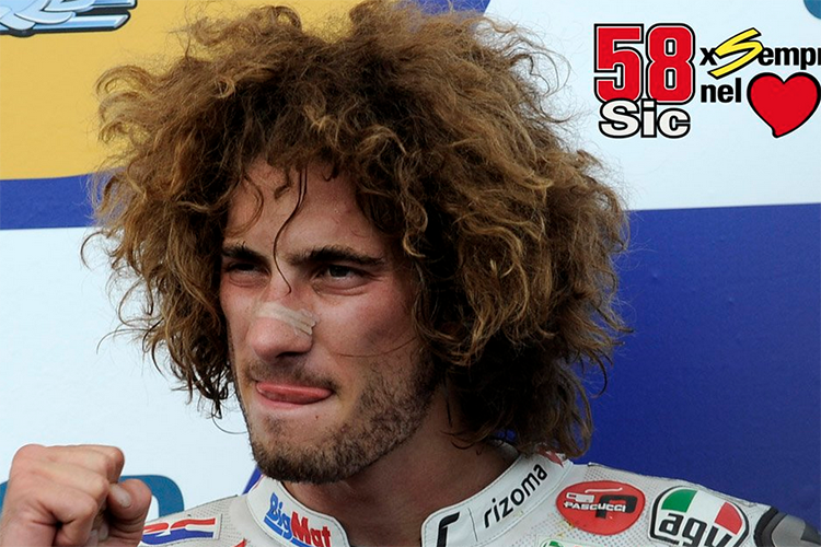 Heute vor vier Jahren verunglückte Marco Simoncelli