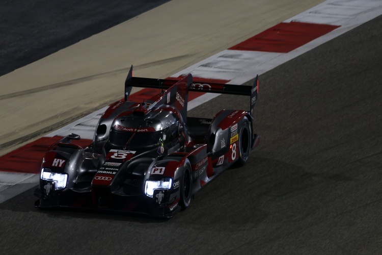 Den LMP1-Streckenrekord in Bahrain hält der Audi R18