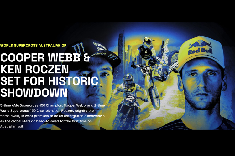 Ken Roczen und Cooper Webb starten in Australien