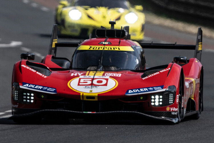 Führt das Feld bei den 24h Le Mans an: Der Ferrari 499P