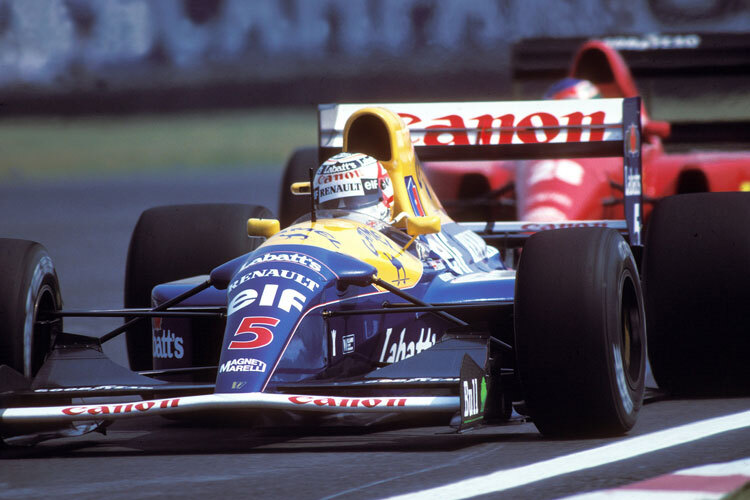 Nigel Mansell mit der «Red 5»