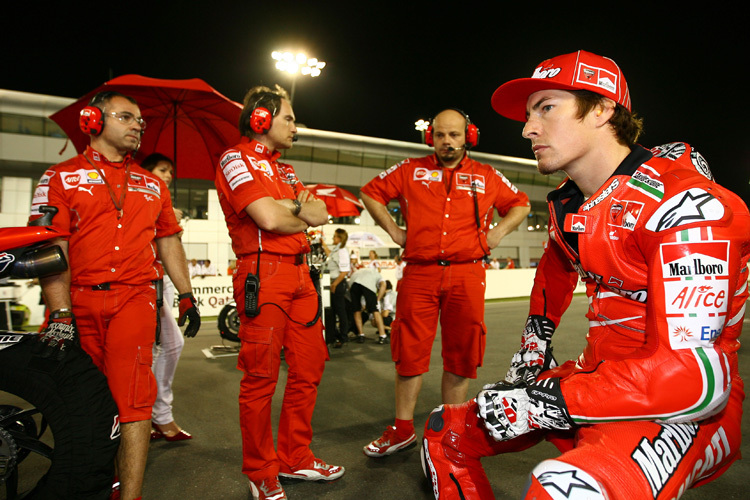 Nicky Hayden: «Alles klar, Leute...?»