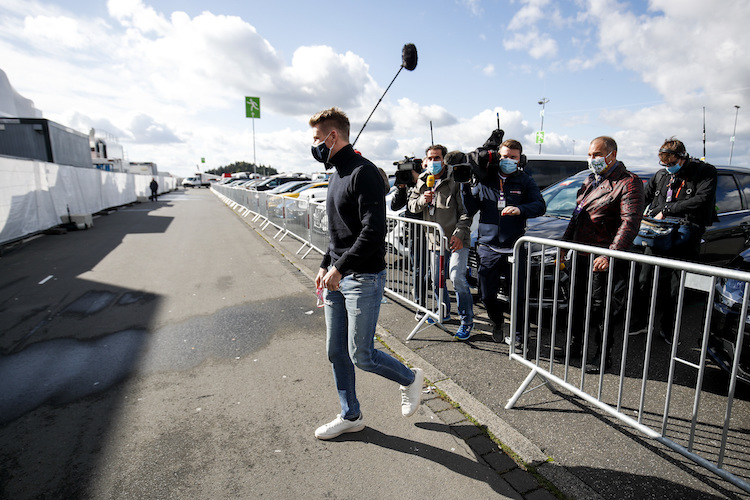 Nico Hülkenberg kam während des dritten freien Trainings am Nürburgring an