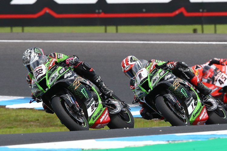 Alex Lowes und Jonathan Rea haben wohl noch eine Weile frei