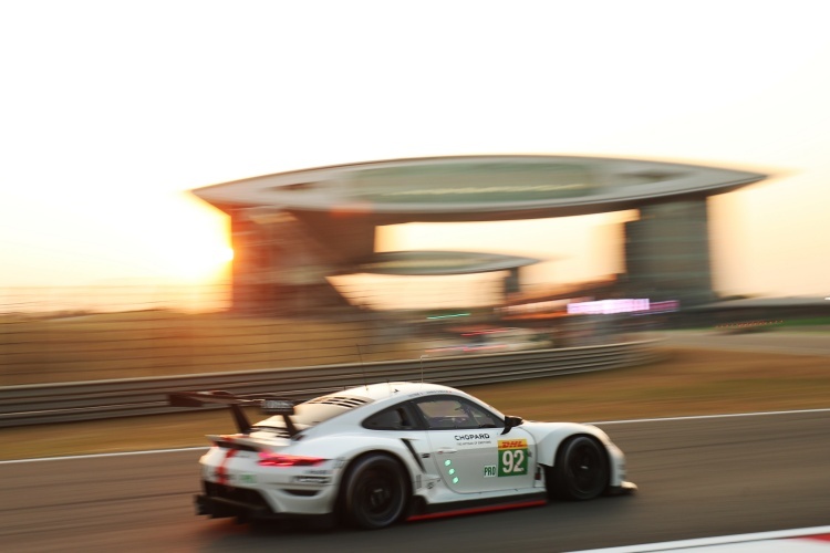 Der Porsche 911 RSR ist bei der FIA WEC in Shanghai das schnellste GTE-Fahrzeug